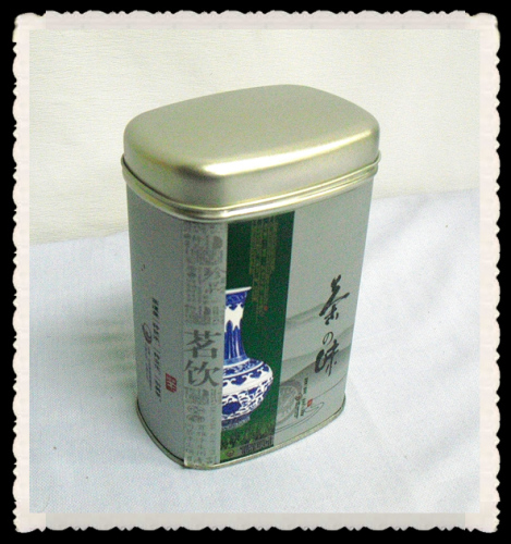 Round Angle Rectangular Tea Tin Box