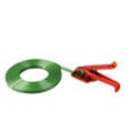 Do Not Split Green Plastic Steel Strapping