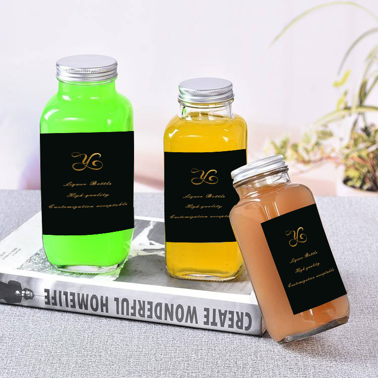 Juice Bottles With Airtight Screw Cap