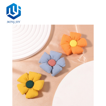 Cute Cotton Candy Color Flower BB Hair Clip