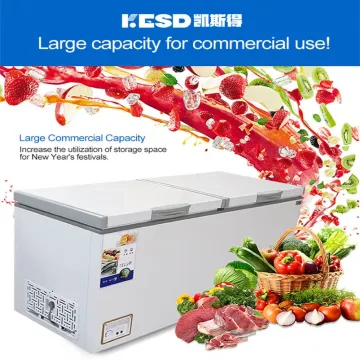 Factory Prices White Deep Chest Type Freezer Refrigeration for Industrial