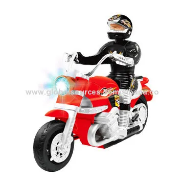 Friction power halley motorcycle with man