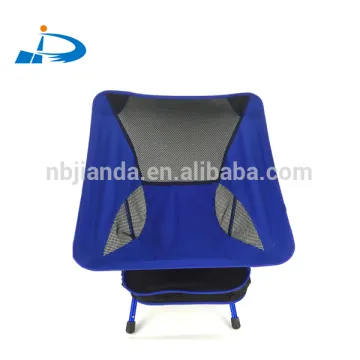 Factory aluminum folding outdoor fishing camping chair with adjustable legs