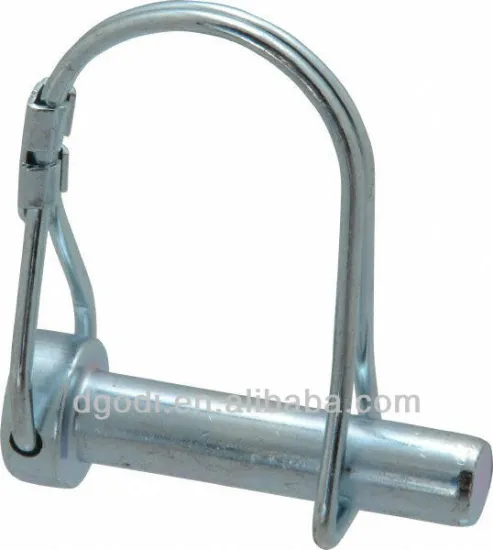 custom made zinc plated steel wire lock pin