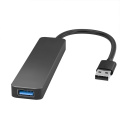 Adaptador USB 3.0 Tipo C de 4 puertos