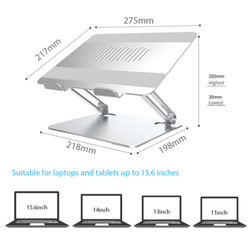 Laptop-Halter aus Aluminium Ergonomischer, verstellbarer Notebook-Ständer