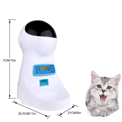 Ca. 2,5L Trockenfutter Basic Smart Feeder für Hund oder Katze