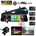 شاشة تعمل باللمس 1080p Dash Cam Car DVR 10 "