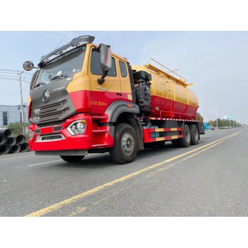 high quality vacuum sewage suction truck