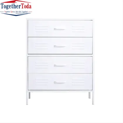 Home Metal 4 Drawers Storage Cabinet