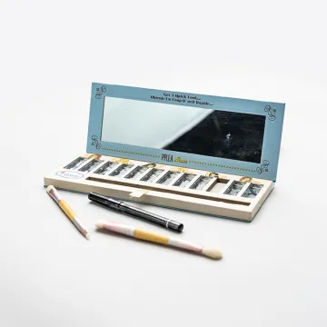12 Colors Empty Magnetic Palette Eyeshadow Packaging Box