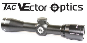TAC Vector Optics Compact 4x32 Pistol Riflescope Long Eye Relief @ 16 inch 410mm