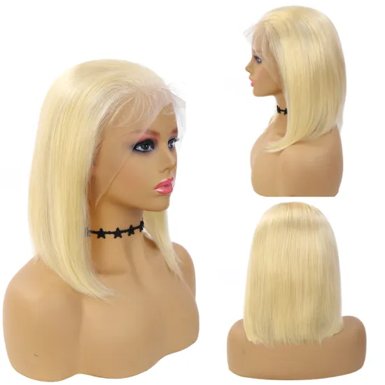 X-TRESS Wholesale Price 8"-16" Remy Peruvian 100% Human Hair Lace Front Wigs For Women 180% Density HD Lace Wigs With Baby Hair