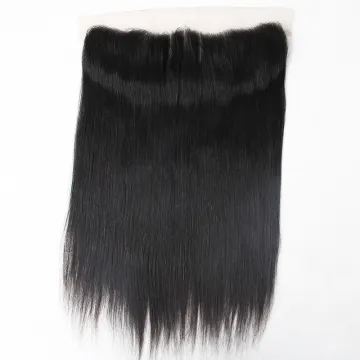 Wholesale Free Parting Lace Closure Human Hair Cheap 13*4 Lace Frontals Fuxin Factory Hair Toupee Natural 1b Natural Straight