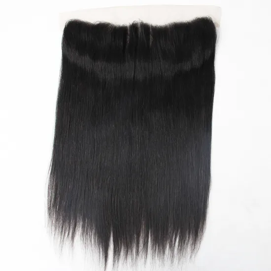 Wholesale Free Parting Lace Closure Human Hair Cheap 13*4 Lace Frontals Fuxin Factory Hair Toupee Natural 1b Natural Straight