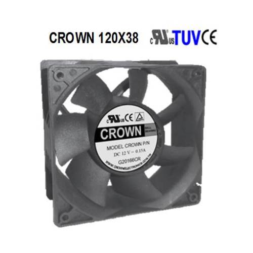 HOT SALE Crown 120x120x38 cooling DC FAN H8