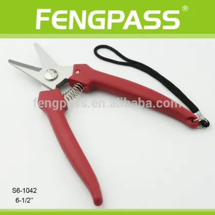 Red Handle garden snips S6-1042