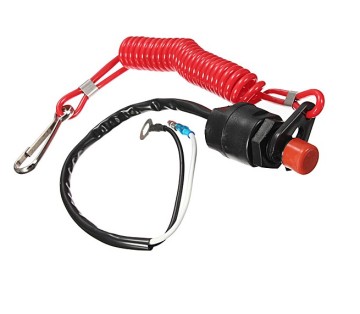 Yamaha Outboard Kill Switch with Safety Tether Cord
