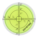 1PCS Mini 60mm Bulls-eye Bubble Degree Mark Surface Level With Scale For Camera Circular Measuring Instruments Tools