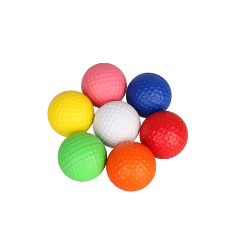 Pelota de golf de PU duradera para uso en interiores y exteriores