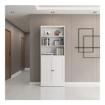 Modern Metal Bookshelf: Versatile Storage Solution for Living Room, Office, Kitchen, School, and Bedroom
