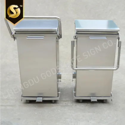 Customized large trash cans steel recycle trash cans