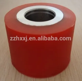 Silicone rubber stamping roller