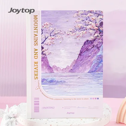 Wholesale Distant Mountain Sunset B5 Notebook with Lined Pages