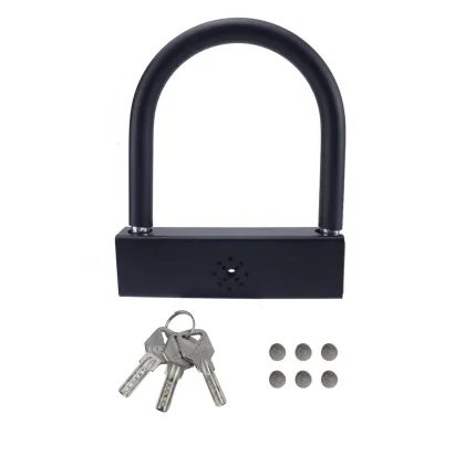 Electric Car Alarm Lock U Lock Alarm Bicycle Motorcycle Alarm Bike U Lock