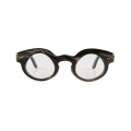 Irregular Round Buffalo Horn Eyeglasses
