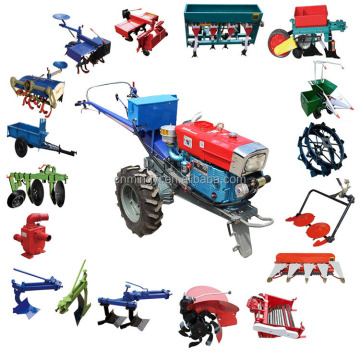 Factory Direct 18HP 2-Wheeled Walk-Behind Tiller Machine: A Mini Cultivator with Seat - Ideal for Efficient Land Cultivation