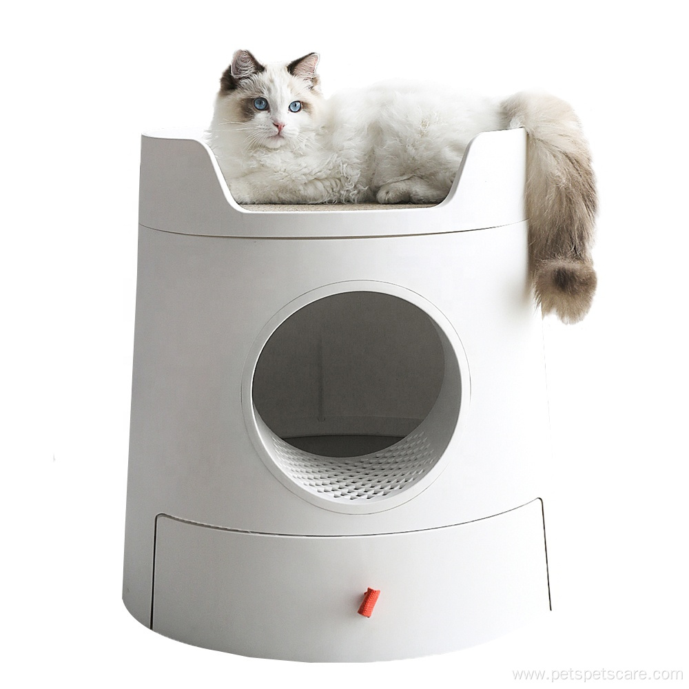 cat toilet pan house and litter box