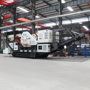 Crawler Typ Mobile Cone Crusher Plant - 350 TH Large -Skala Tracked Mounted Stone Crusher zum Verkauf