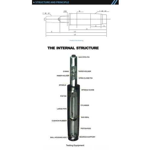 Furniture Accessories Adjustable Gas Spring  Adjustable Gas Spring Gas Strut Gas Lift Factory