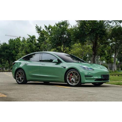 PET Glossy Onium Green Car Vinyl Film