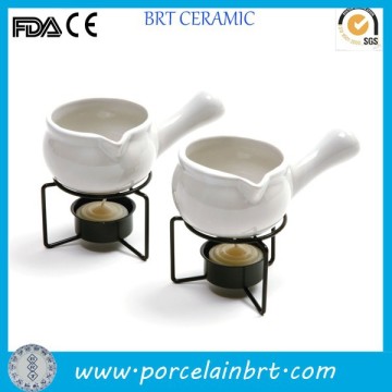 2pcs set microwave porcelain bowl Butter Warmer