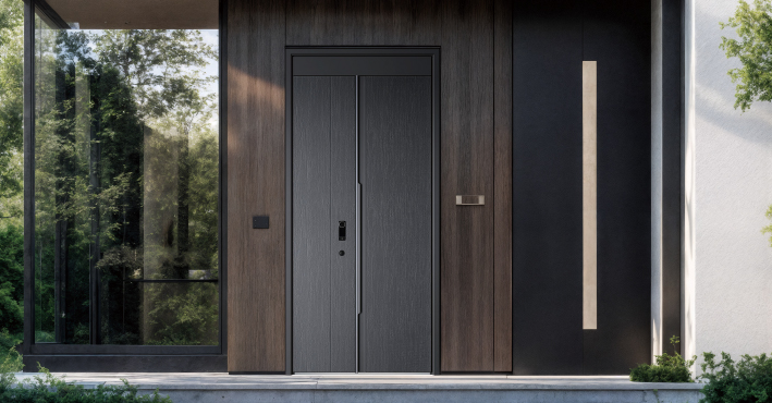 Porta de entrada de segurança premium