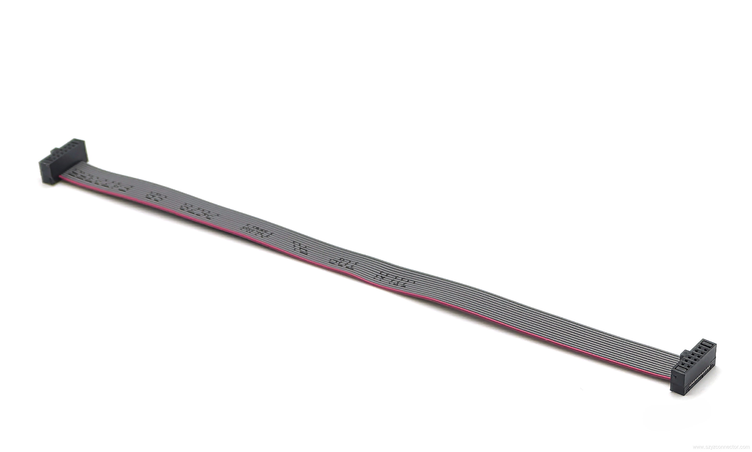 FC Flat Cable Connecting Wire:2H/1.27*1.27IDC-12P*2+UL2678#30-TS-7*0.10-12P