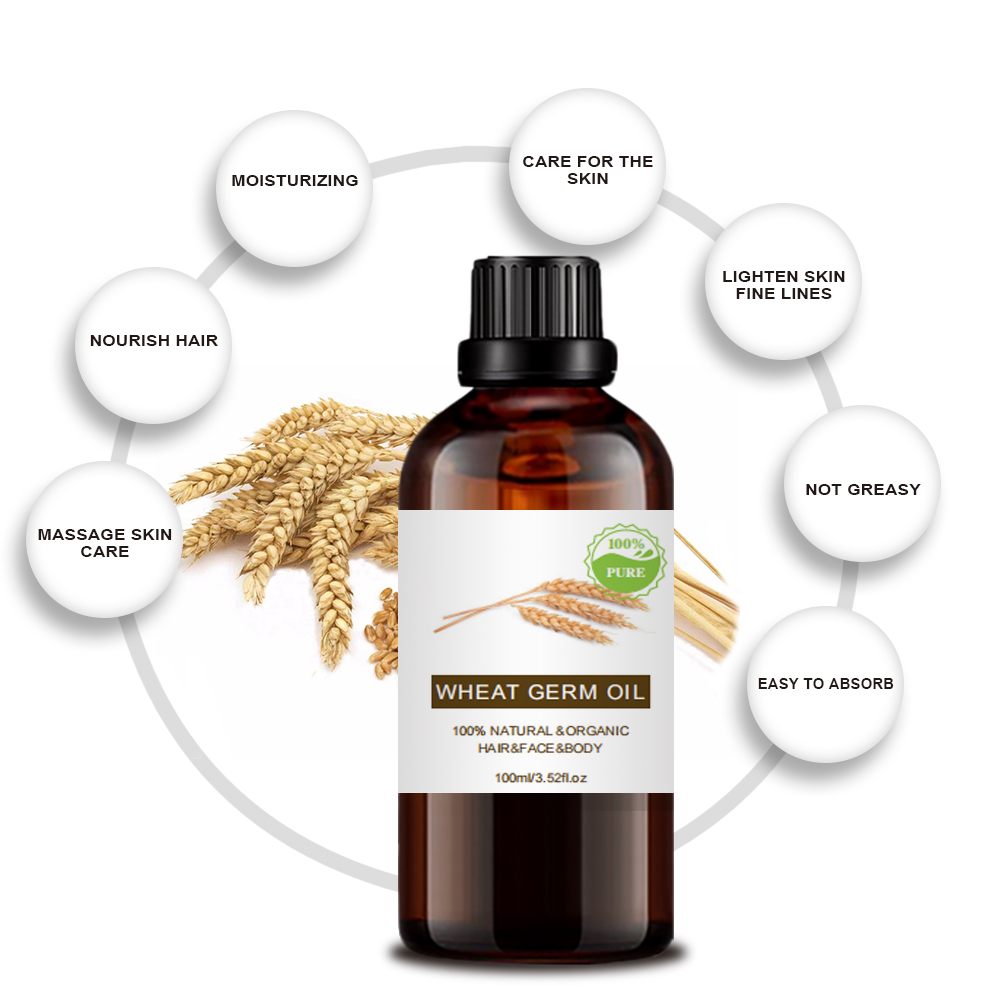 100%Pure Cold Press Wheat Germ Oil ราคาจำนวนมาก