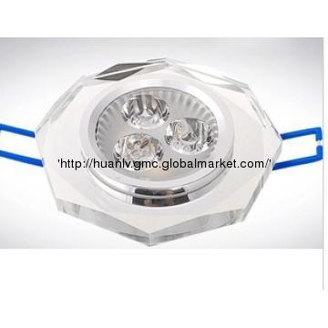 Cristal hexagonal de plafond CE léger 3X1W & ROHS