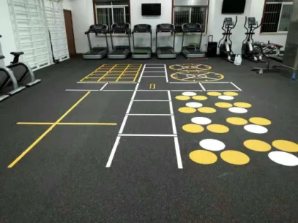 rubber exercise flooring mat mat