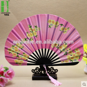 costom fabric lady summer gifts hand held fan