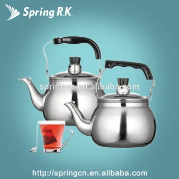 stainless steel bakelite handle tea pot huge capacity whistling kettle