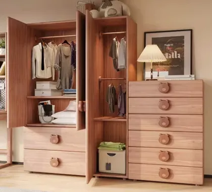 childs wardrobe with drawers
