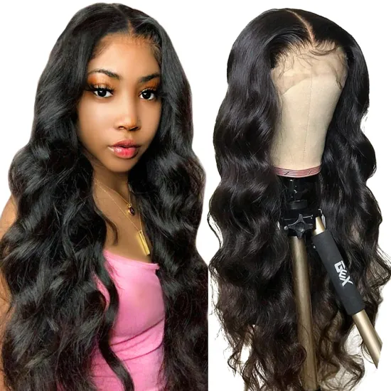 Raw Brazilian Virgin Human Hair Loose Wave Hd Full Lace Front Wig Cheap Remy Hair Transparent Lace Frontal Wig For Black Women