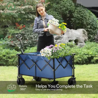 Outerlead Outdoor Camping Cart with Universal Wide Wheels