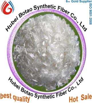 Property of building material PP/polypropylene fiber short cut reinforced concrete