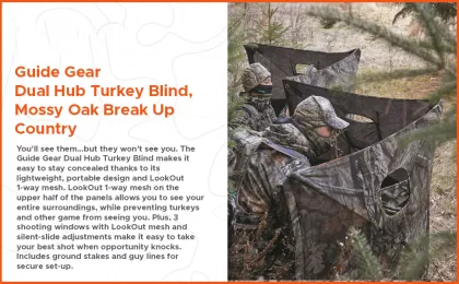 Premium Hunting Blind Tent for Camouflage and Concealment