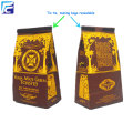 Custom printed aluminum foil wholesale tea packaging bag