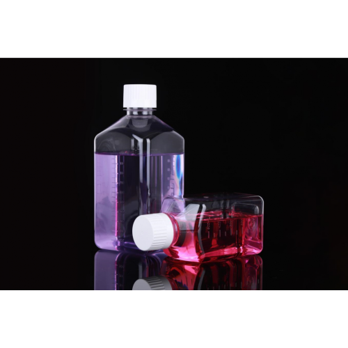 Bottiglia reagente di stoccaggio quadrata da 1000 ml di PETG